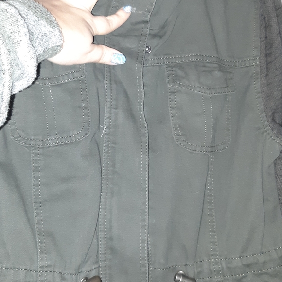 Multi fabric Utility Jacket. - Picture 6 of 12